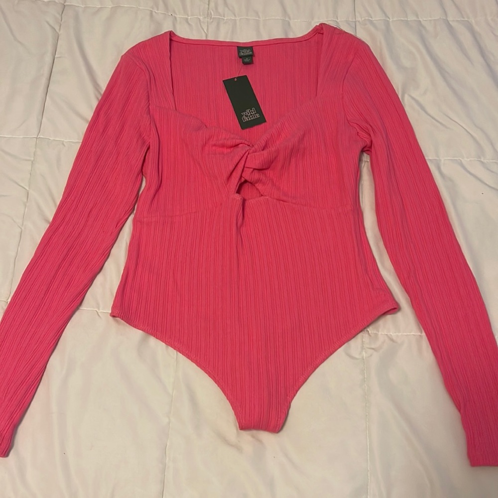 Pink bodysuit